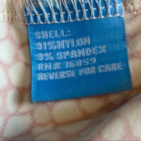 J McLaughlin V-Neck w/4 Sleeve Catalina Cloth Orange and White  Design Top S-L - Picture 4 of 8